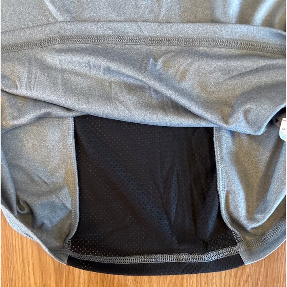 Puma Mens Lrg Gray DryCELL RTG T-Shirt With Black Stripe Mesh Back Panel - Picture 6 of 10